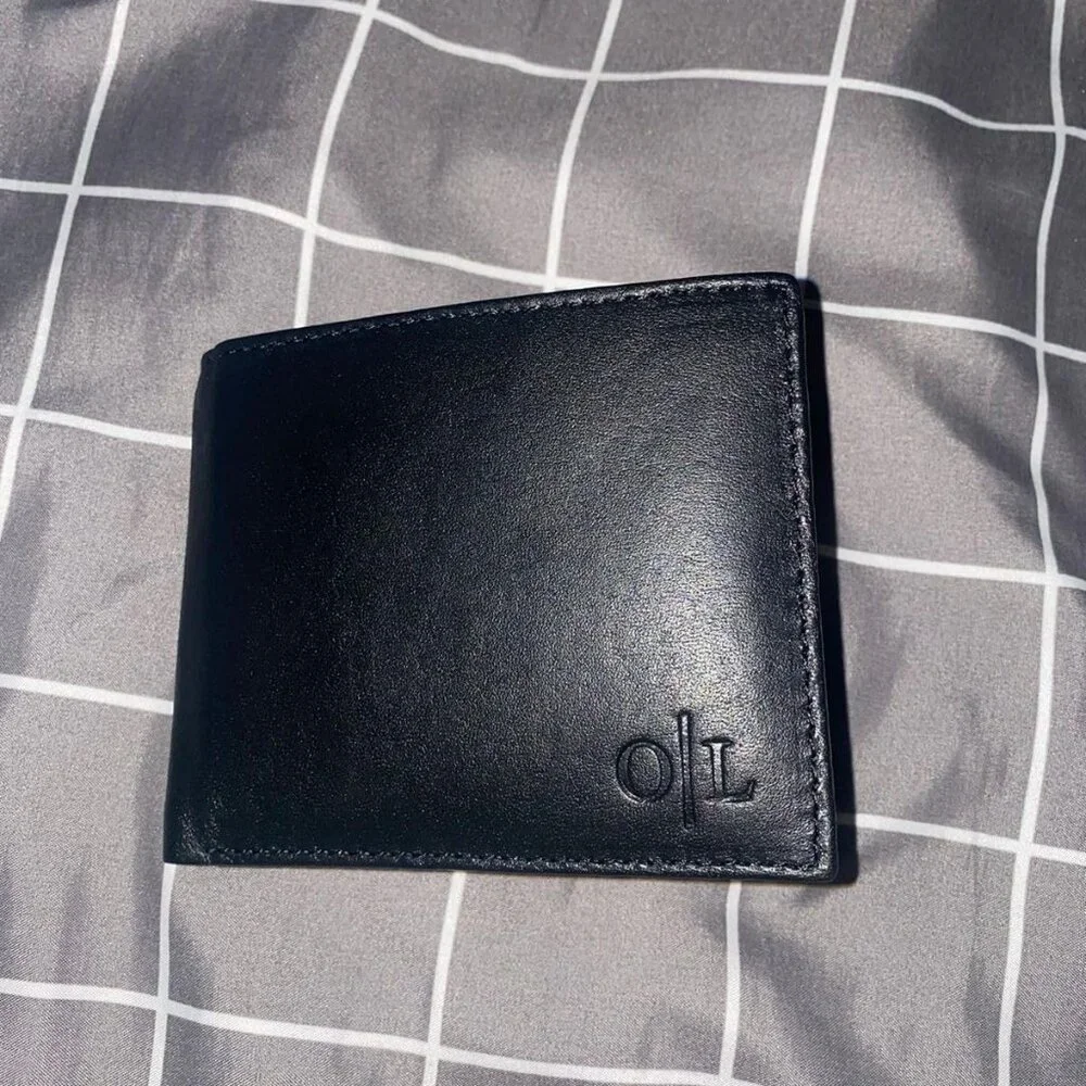 Leather Wallet for Men - RFID Bifold Wallets with 9 Credit Cards 1 ID Window